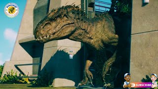 EPIC BATTLES IN THE DINOSAUR WORLD IN GERMANY - JURASSIC WORLD EVOLUTION 2|TREX|INDOMINUS REX|