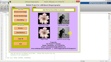 LSB Based Image Steganography using Matlab Source Code
