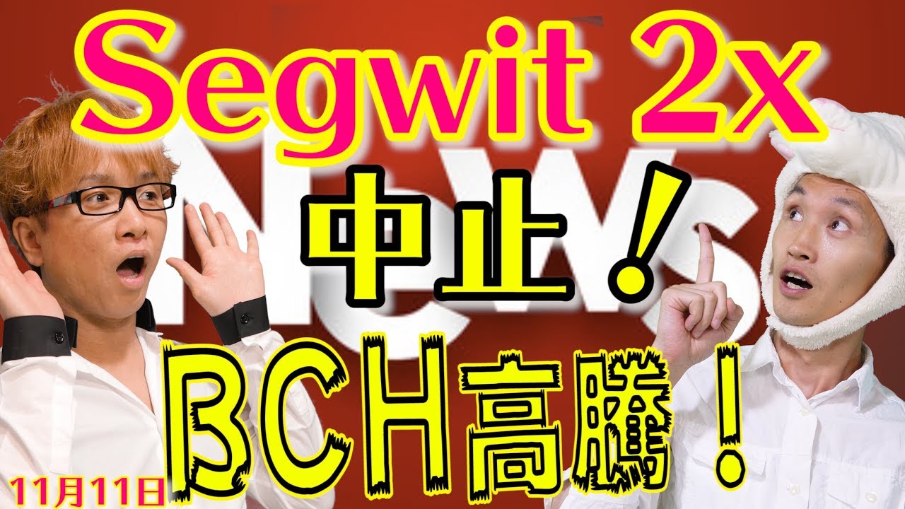 特集】 Segwit2X中止 ビットコインキャッシュが主役になる！？ 一体何が起こったのか？ 最新・仮想通貨ニュース - YouTube