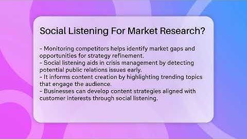 Social Listening For Market Research? - Everyday-Networking