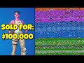 selling my fortnite account for $100,000...