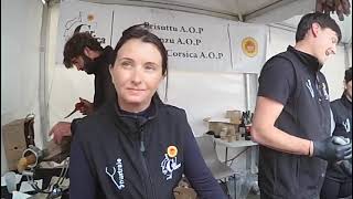 RadioTV Cyrnea avec Felicia Albertini (Salameria Corsa)Festival AOC-AOP de CAMBREMER .4/5 Mai 2024