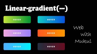 How to make Button with gradient and hover using HTML & CSS