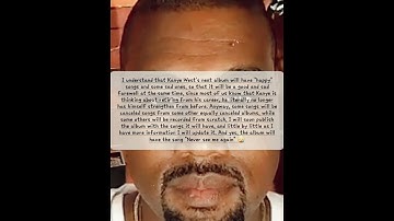 Thumbnail of Kanye West's new untitled album