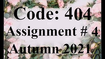 AIOU Solved Assignment No 4 Code 404 Autumn 2021 | Baloch Academy