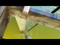 Dock Piling Installation Underwater - DIY With A Garden Hose Waterjet