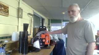 The disassembled EB650 leaf blower from EBAY....ready for return