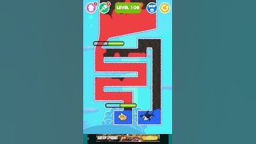 Save the fish game || Pull the pin || Save the fish level 108