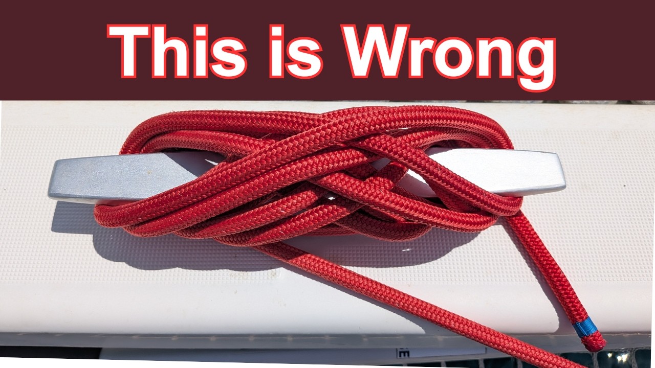 Cleat Hitch - Easiest way to tie up your boat