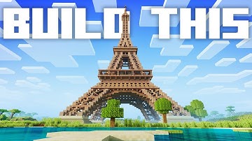 Build the Eiffel Tower in Minecraft! [HD TUTORIAL]