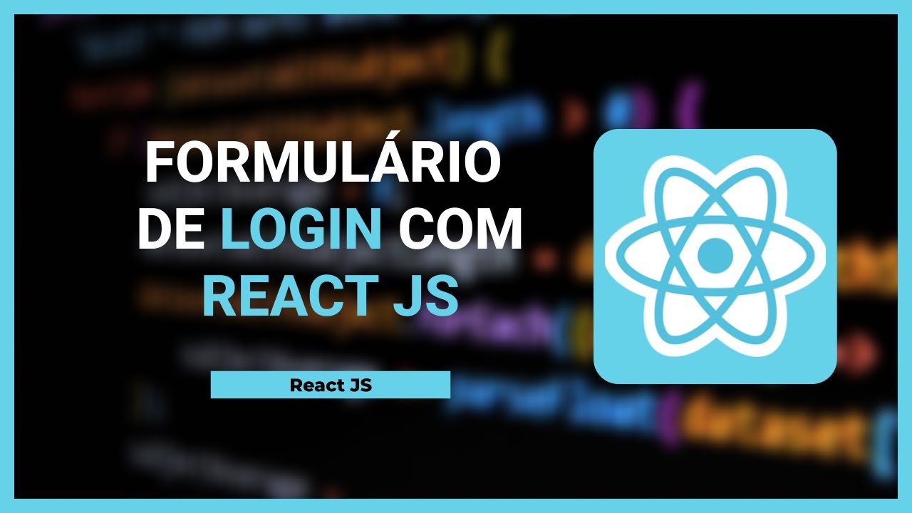 Formulário de login com React JS - Speed Code - YouTube