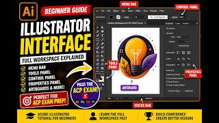 Adobe Illustrator Interface Tutorial for Beginners | Full Workspace Explained
