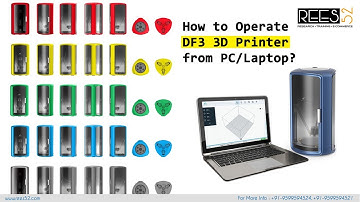 How to operate Dedibot DF3 intelligent FDM 3D Printer from PC/Laptop