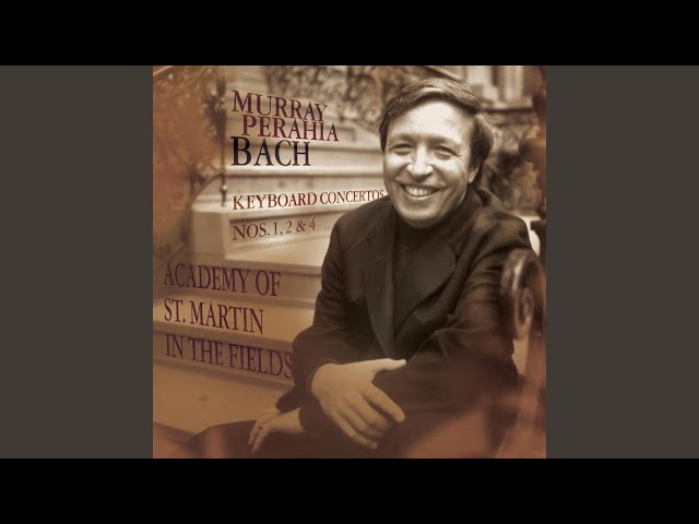 Bach - Concerto pour clavier BWV 1053: Finale : M.Perahia / Academy St Martin in the Fields