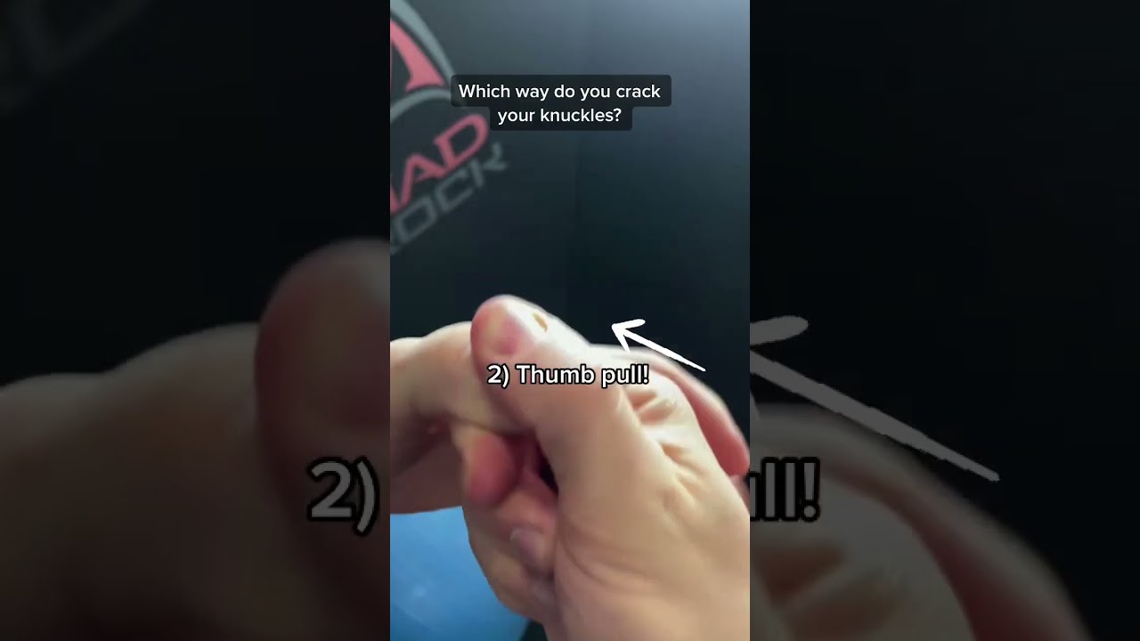How To Crack Your Knuckles Shorts