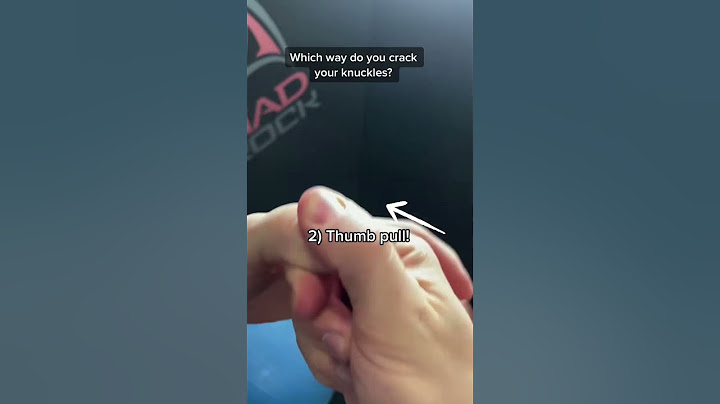 How to crack your knuckles #shorts