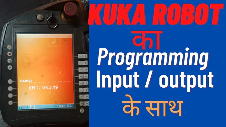 How to create new program with input output in  kuka robot