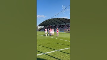 What a free kick from Rayane Bounida ☄️