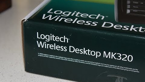 Logitech Wireless Desktop MK320 Unboxing