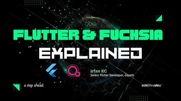 Flutter & Fuchsia Synergy: Future of App Development | Tech Session 02 | Edison Valley  | Irfan KC