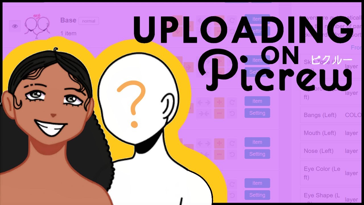 How to Make Your Own Picrew Image Maker - embeartdraws - YouTube