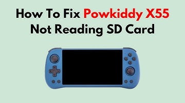 Hoe je het probleem met de Powkiddy X55 kunt oplossen: het apparaat leest geen SD-kaart