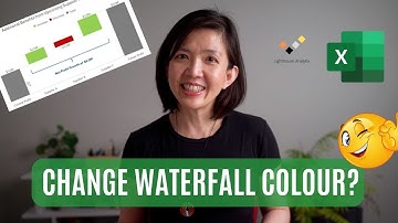 The Correct Way to Change Excel Waterfall Chart Colour (Red/Green Color Made Simple)
