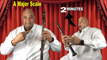 How To Play A Major Scale on Clarinet in 2 Minutes
