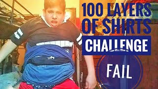 100 layers of SHIRTS CHALLENGE