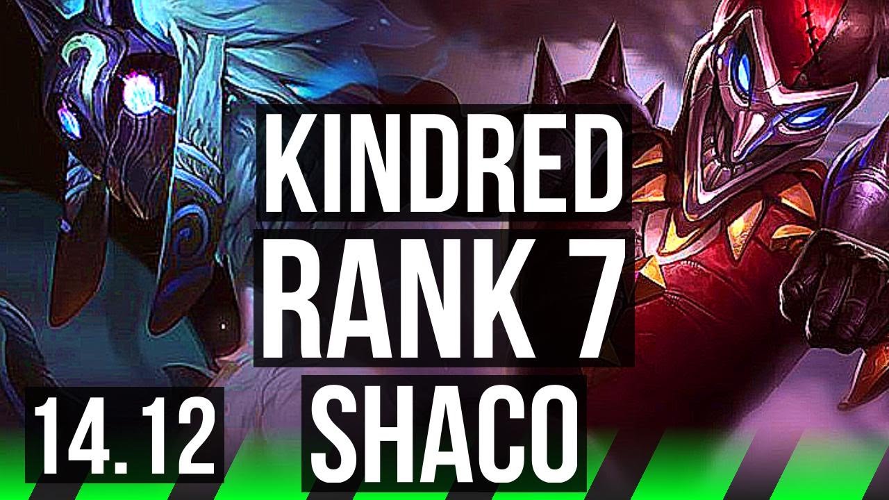 KINDRED vs SHACO (JGL) | 5/0/5, Rank 7 | VN Challenger | 14.12