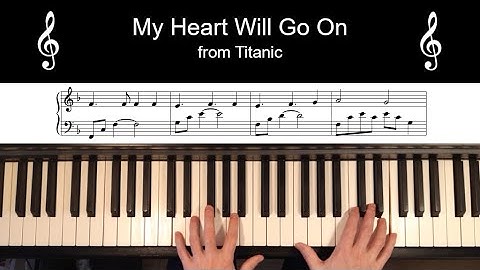 Titanic - My Heart Will Go On - Easy Piano Solo