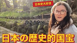 日本愛する外国人妻が『国宝 源氏物語絵巻』に大興奮！！外国人家族が日本のお城と庭園に感動しすぎて…【海外の反応】