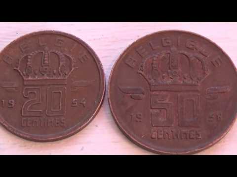 A 1954 U0026 1958 Belgie/Belgique Coin