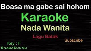 BOASA MA GABE SAI HOHOM-Lagu Batak-Joy Tobing|KARAOKE NADA WANITA​⁠ -Female-Cewek-Perempuan@ucokku