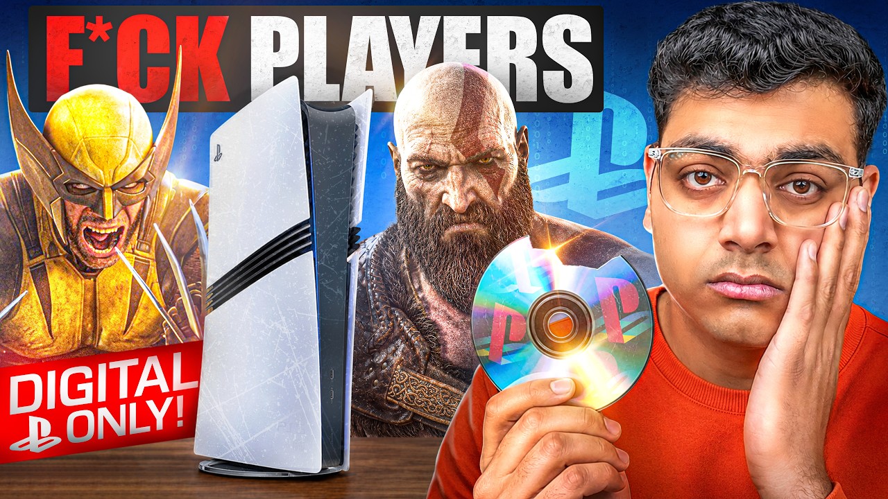 Sony PlayStation HUGE Controversy - The End of Physical Games😭 | Digital Vs Physical Gaming 🤬😤