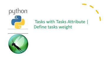 Locust Beginner Class 9: Declaring tasks with tasks attribute | Define tasks weight