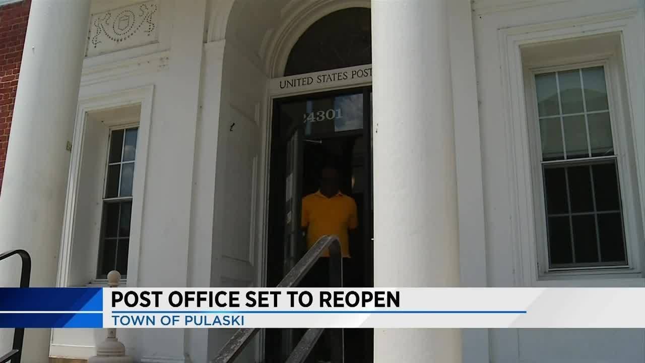 Pulaski Post Office to reopen YouTube
