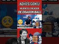 #gokublack GOKU Muere el creador de Dragón Ball #gocu #dragonballsuper #dragonball #dragonballz