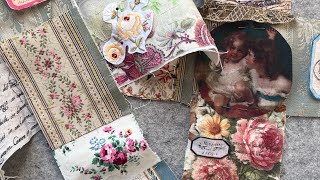 #slowstitching  | slow stitch POCKET TREASURE with Vicklechick PART 2