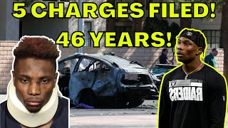 Ex Raiders WR Henry Ruggs III HIT with 5 SEPARATE CHARGES! Faces UP to 46 YEARS in PRISON!