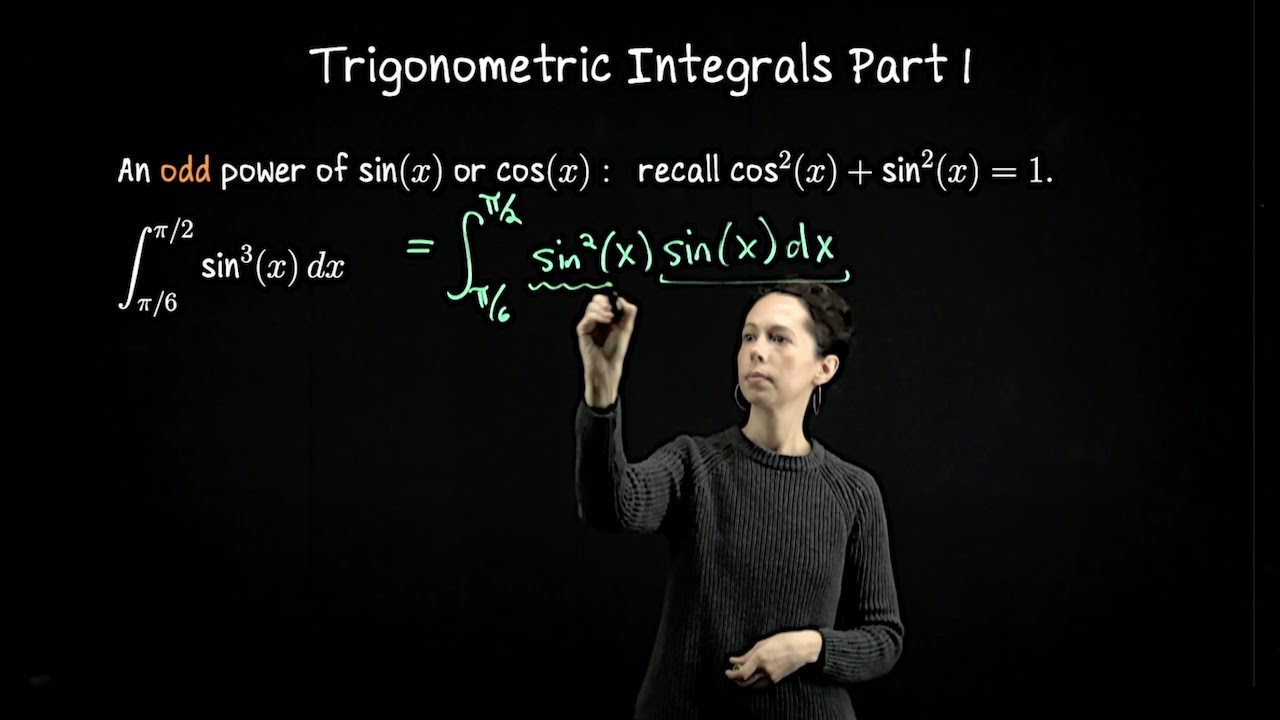 Trigonometric Integrals 1 (sines and cosines), Single Variable Calculus ...