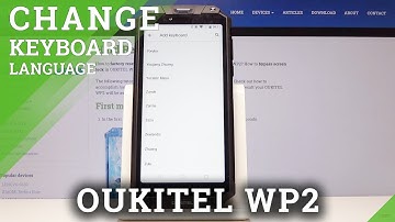 How to Change Keyboard Language in OUKITEL WP2
