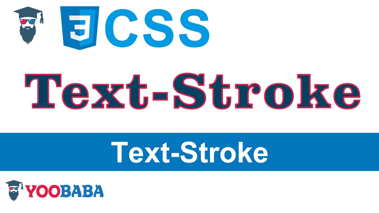 CSS Text-Stroke Tutorial in Hindi / Urdu - YouTube
