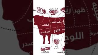 #shorts #meat #beef اسماء اجزاء اللحم