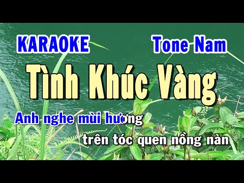 Tình Khúc Vàng Karaoke - Tình Khúc Vàng Karaoke Tone Nam | Karaoke Hiền Phương