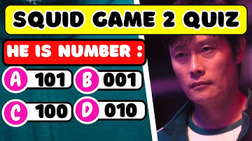 SQUID GAME 2 QUIZ | GENERAL KNOWLEDGE TRIVIA CHALLENGE 2024/2025
