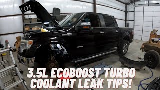 DIY Repair Tip: Ford F150 Ecoboost 3.5L Turbo Coolant Leak
