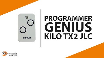 Comment programmer votre télécommande de portail GENIUS KILO TX2 JLC