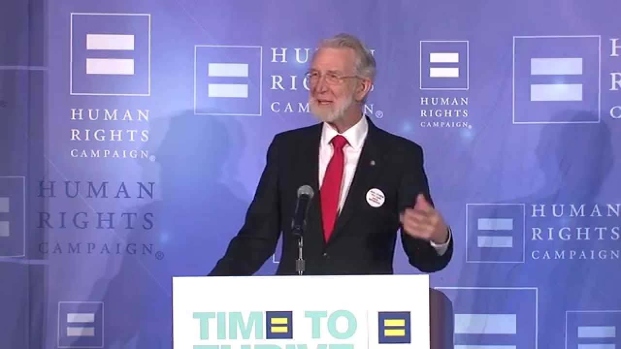 George Sheridan at the 2015 HRC Foundation's Time To THRIVE Conference ...