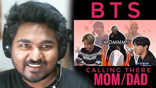 INDIAN YouTuber Reacts to BTS Calling Their Parents on Camera | “Mom, Dad, Please Help!”